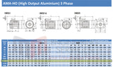 5.5kW Three Phase Motor 2 Pole (3000RPM) 112 Frame (INCREASED OUTPUT)